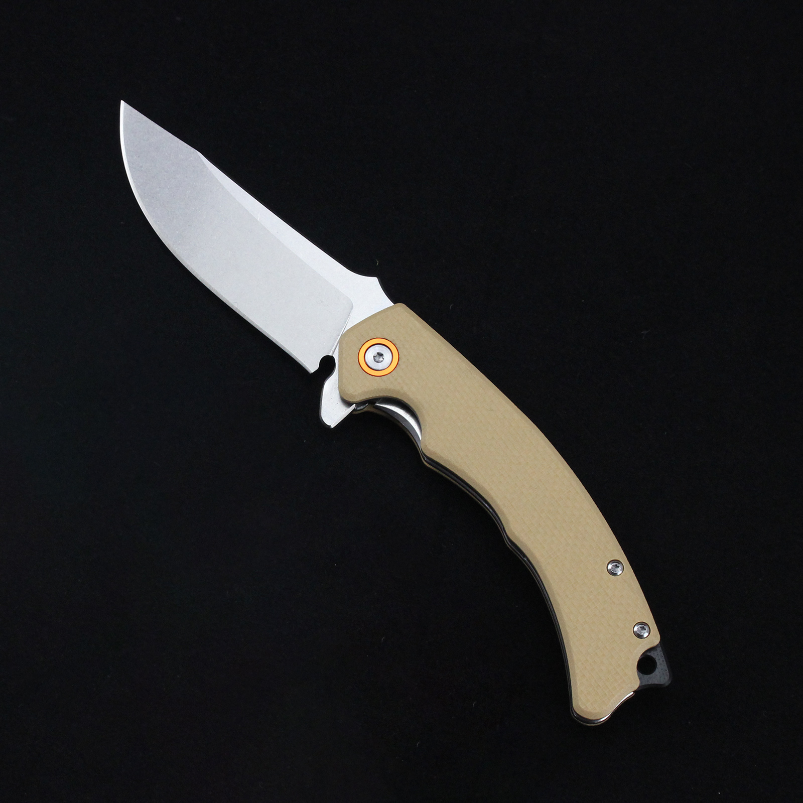 Tunafire Knife GT-T0064 Portable Utility Folding Knife High Wear Resistant D2 Blade G10 Comfort Grip Ideal EDC Gear For Hiking Fishing And Collection