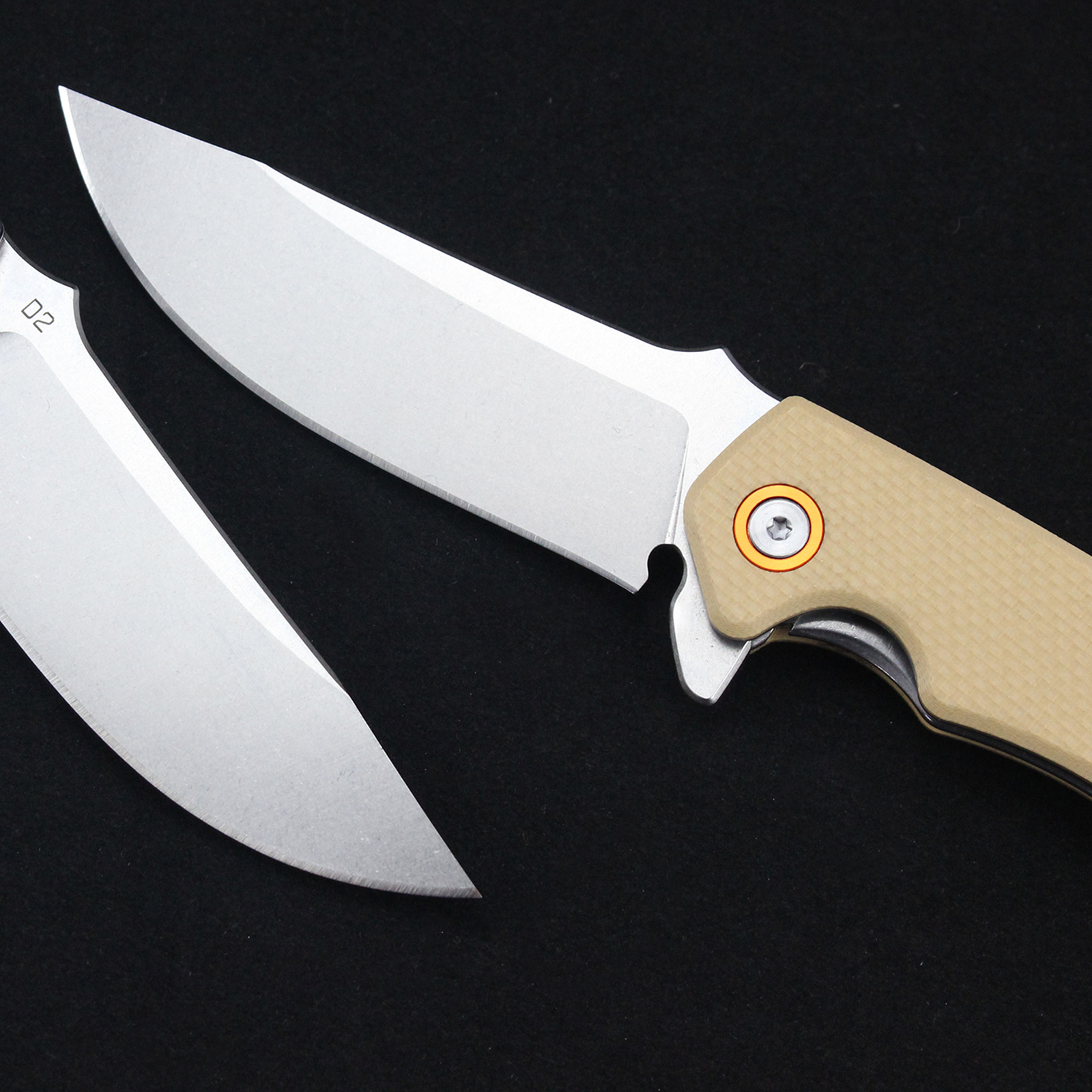 Tunafire Knife GT-T0064 Portable Utility Folding Knife High Wear Resistant D2 Blade G10 Comfort Grip Ideal EDC Gear For Hiking Fishing And Collection